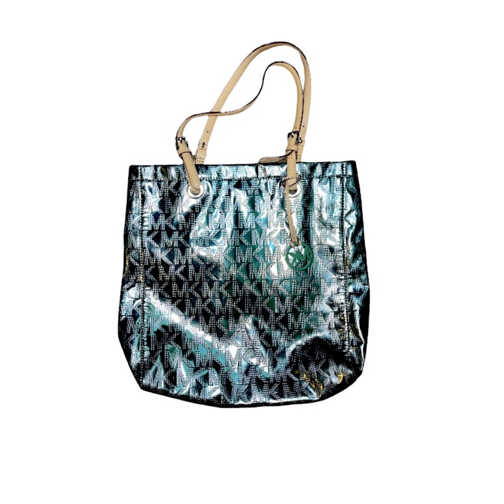 Metallic MK Tote